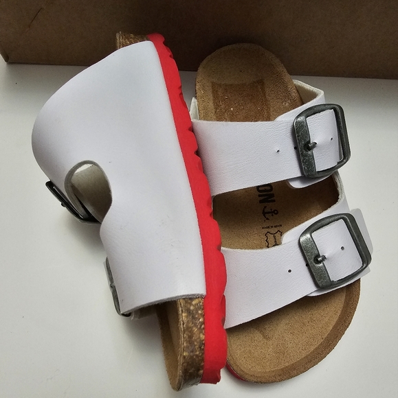 Bayton Atlas Blanc Strap Buckle Sandal White Size 27 Medium 9 US Unisex New - Picture 3 of 8